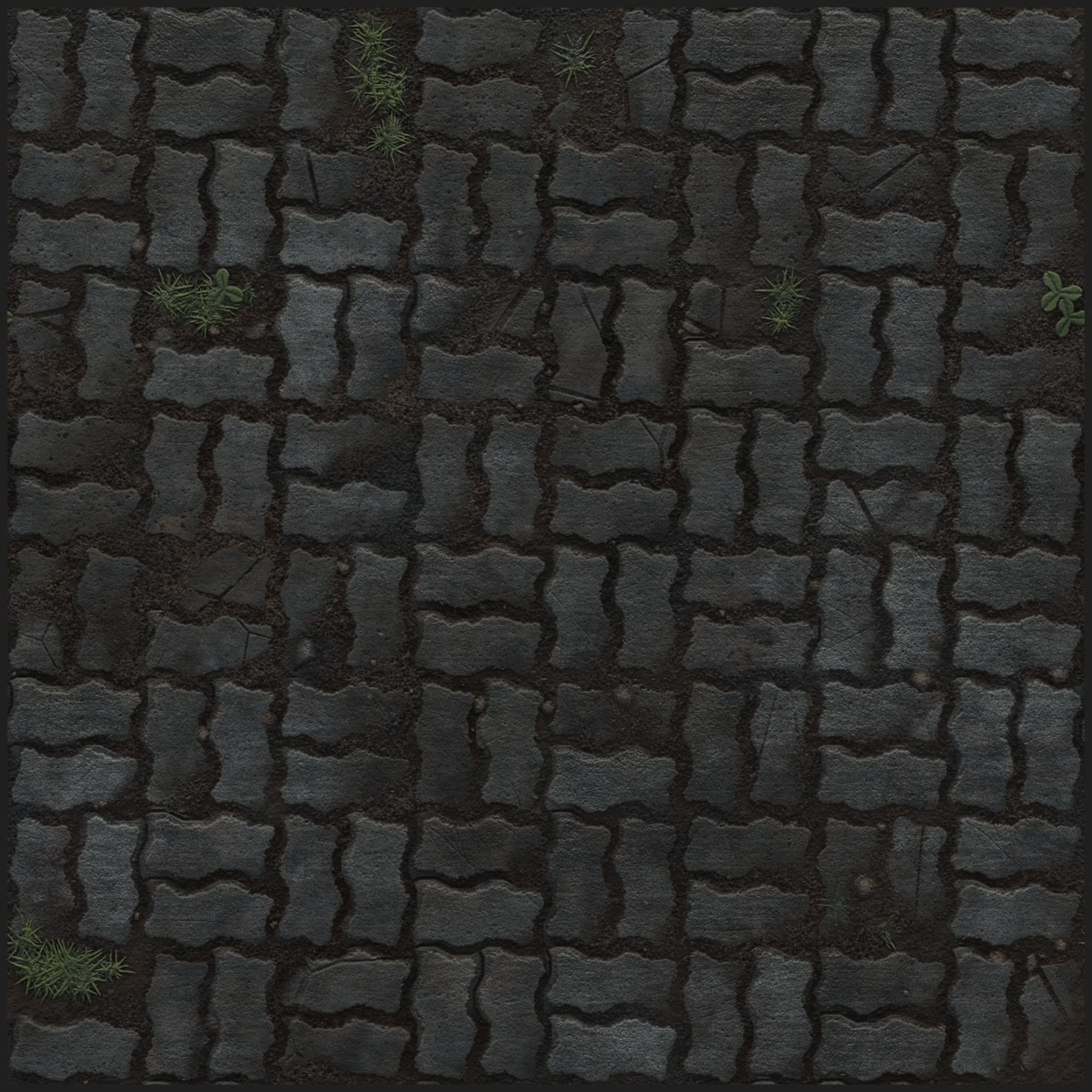Basket weave paving pattern