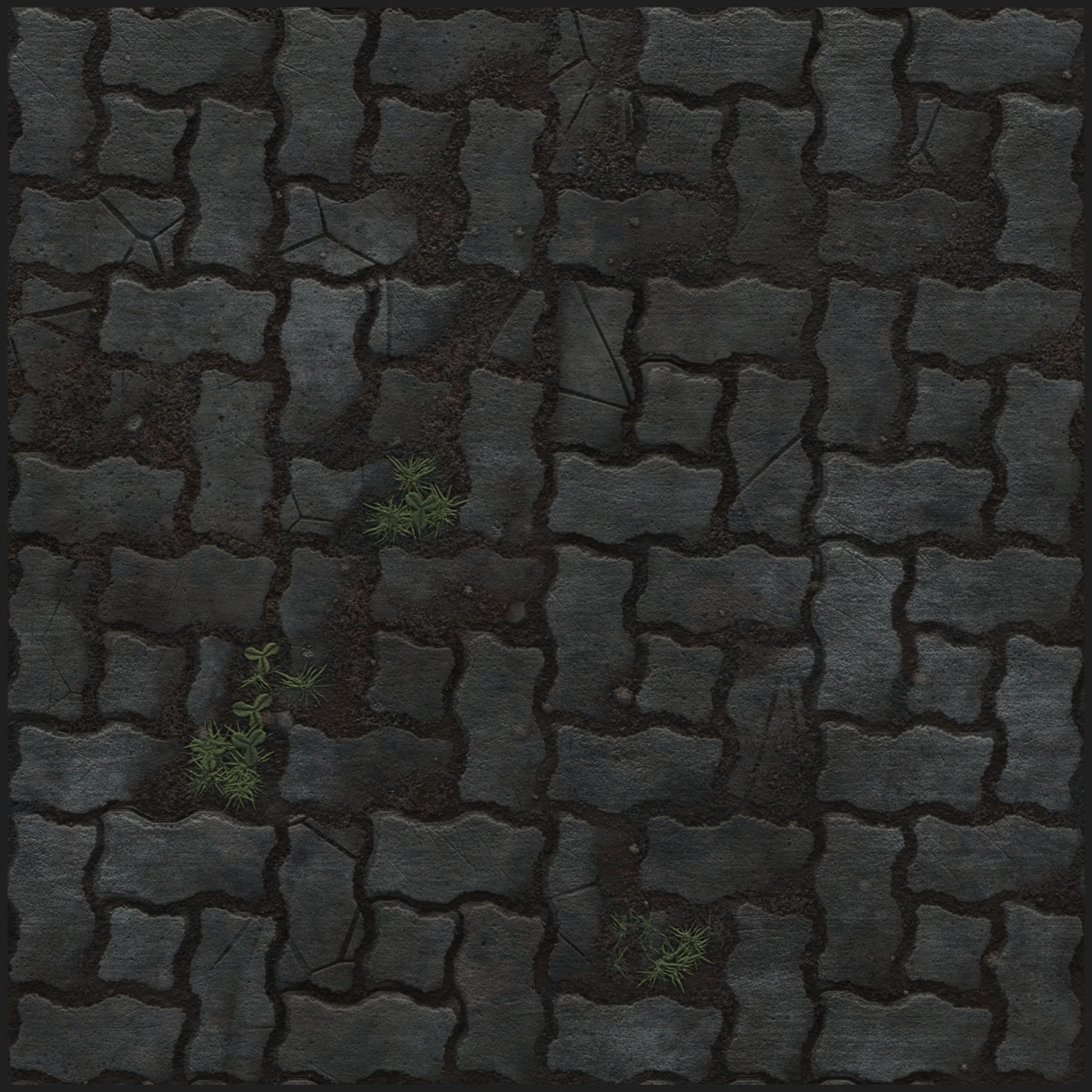 Pinwheel paving pattern