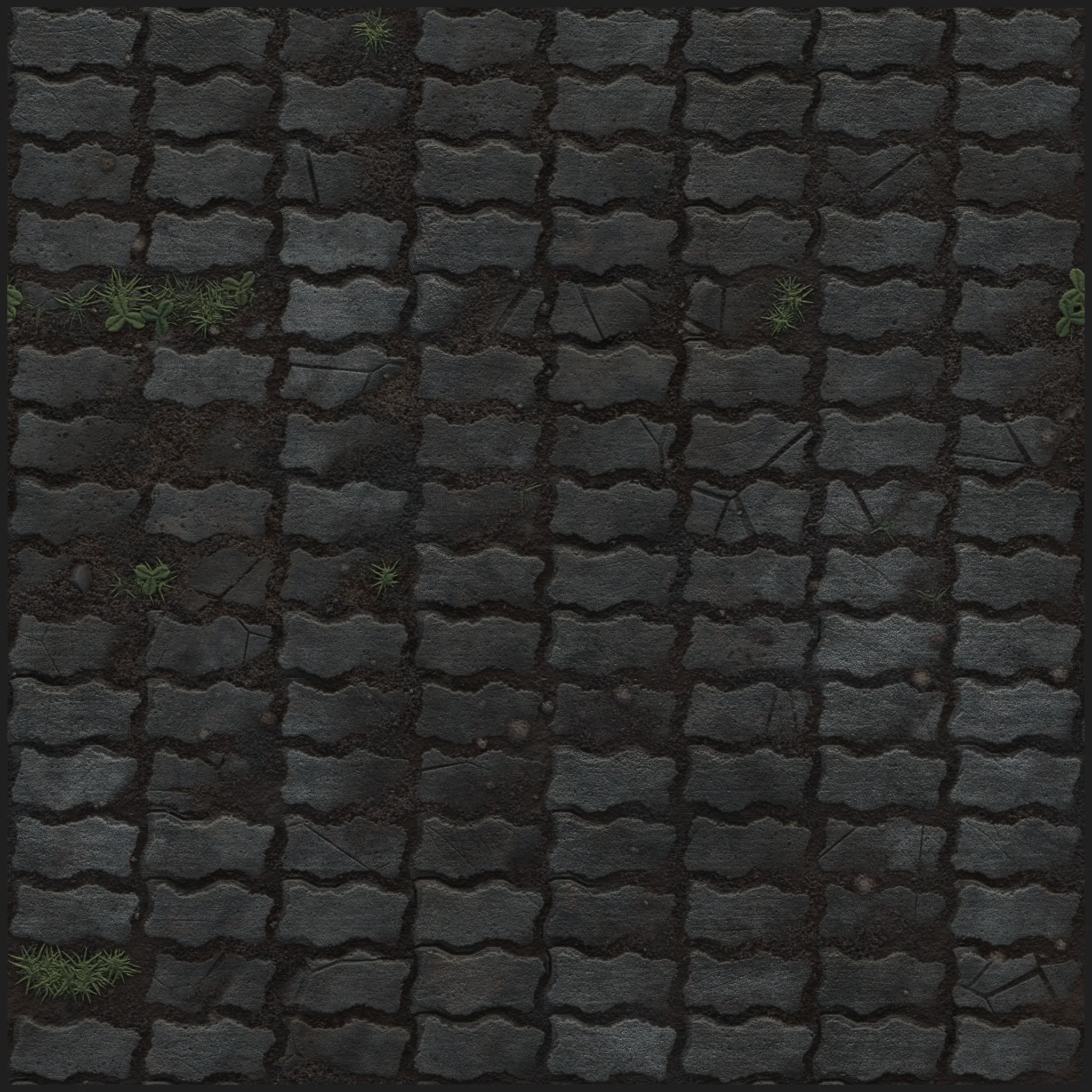 Column stack paving pattern