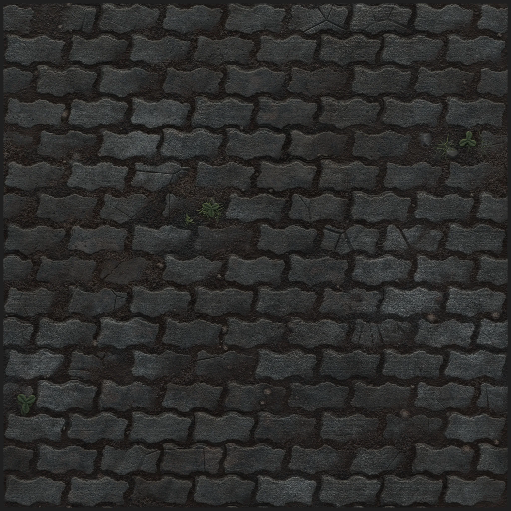 Running bond paving pattern