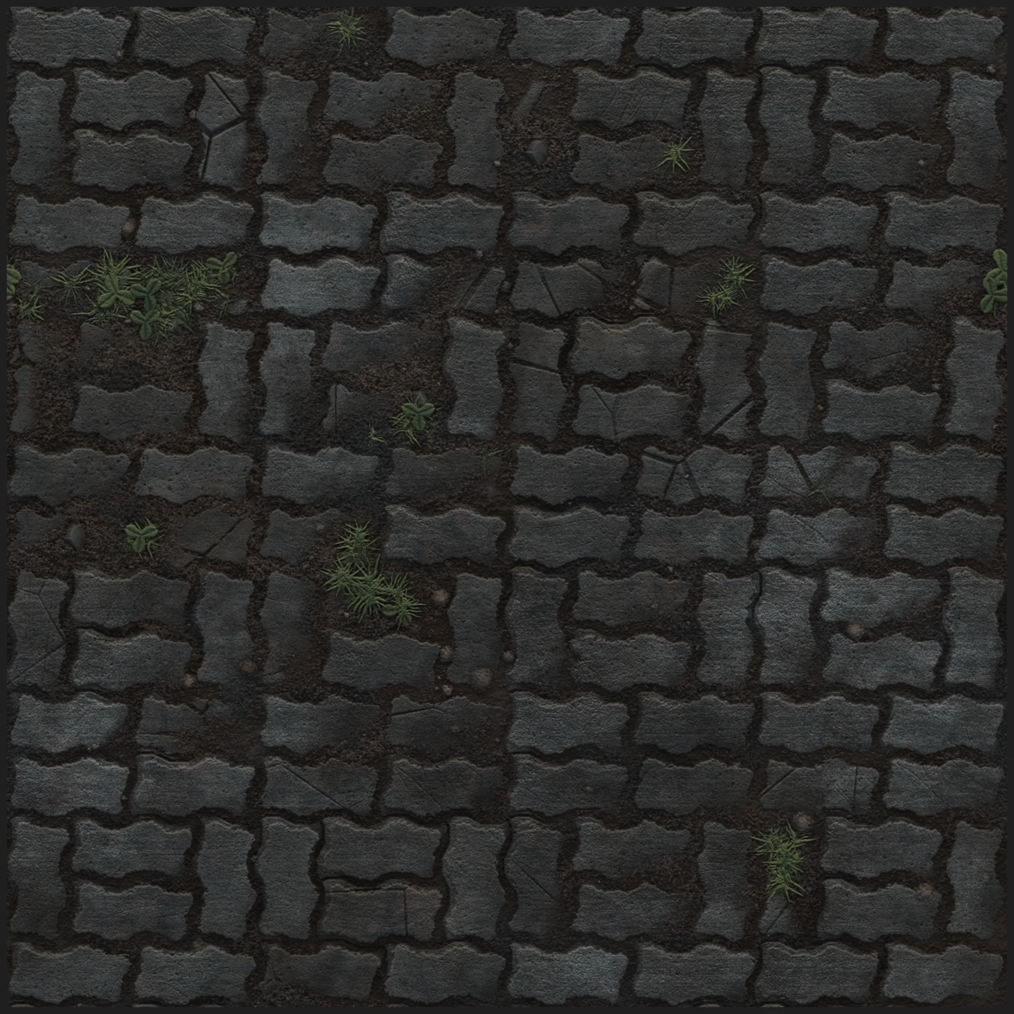 Boxed basket weave paving pattern